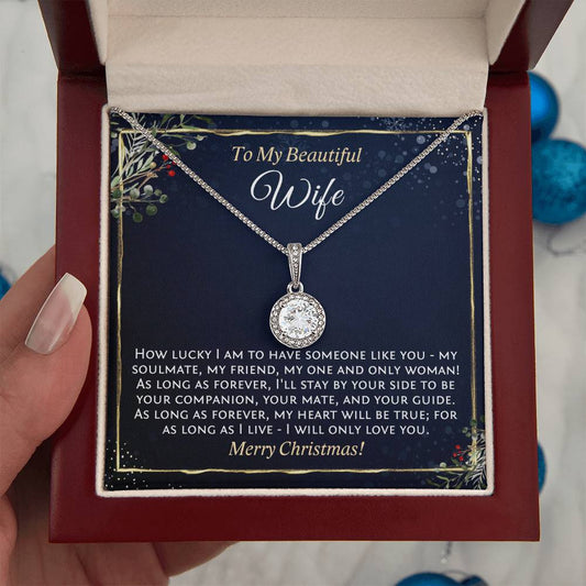 Wife Christmas Gift, Eternal Hope Necklace