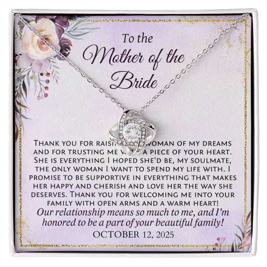 Mother of the Bride Gift, Personalized Wedding Gift for Mother-in-Law from Groom